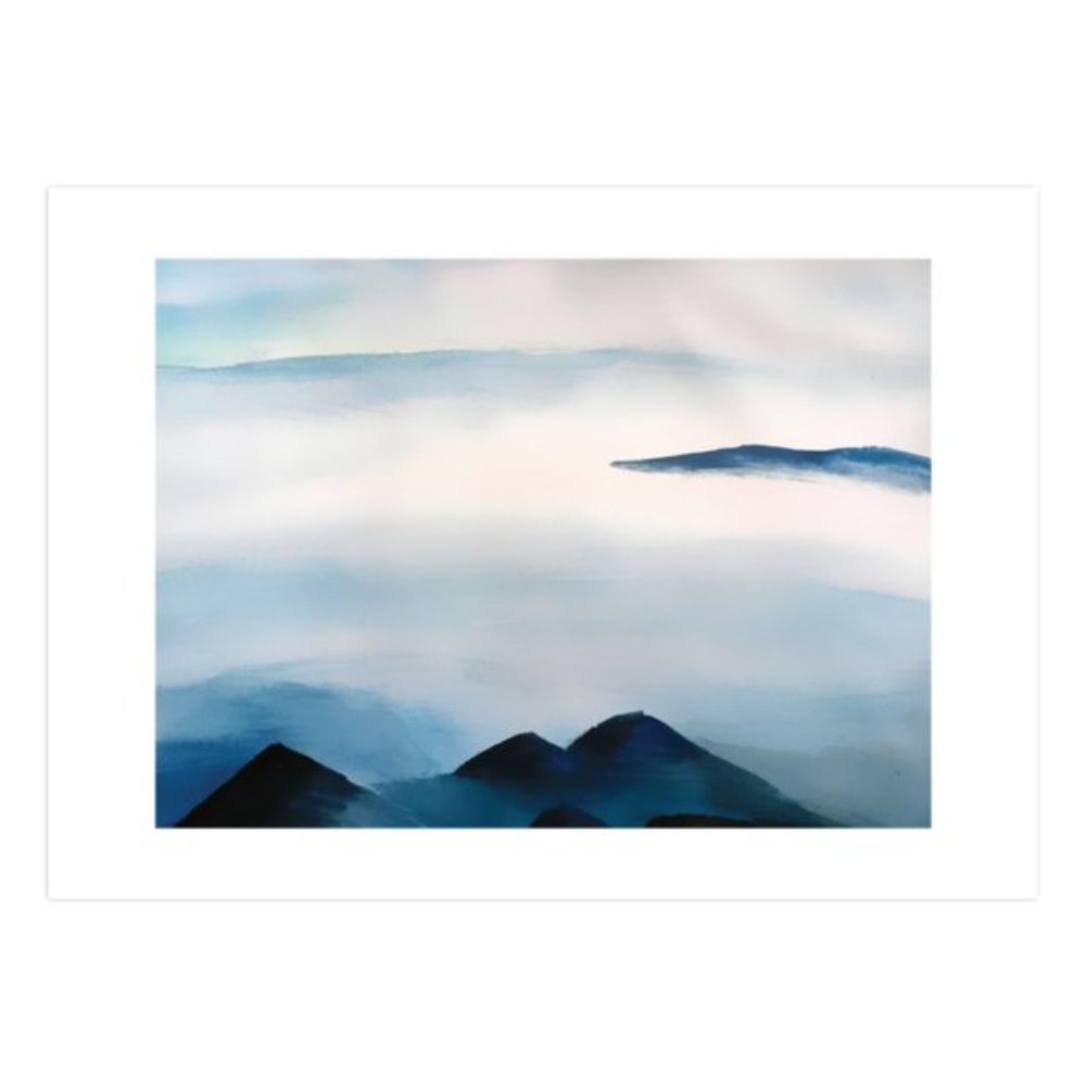 NEW Minted Art Print "Pristine Snowscape" Off White Border 7"x5"